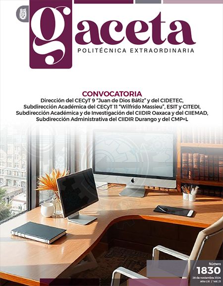 Extraordinaria: CONVOCATORIA Dirección del CECyT 9 “Juan de Dios Bátiz” y del CIDETEC, Subdirección Académica del CECyT 11 “Wilfrido Massieu”, ESIT y CITEDI, Subdirección Académica y de Investigación del CIIDIR Oaxaca y del CIIEMAD, Subdirección Administrativa del CIIDIR Durango y del CMP+L