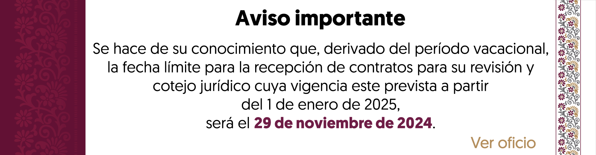 aviso dcytr