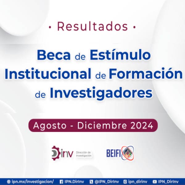 Beca de Estímulo Institucional de Formación de Investigadores